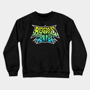 Reggie Inks Thrash Logo Cool Toxic Colors Crewneck Sweatshirt